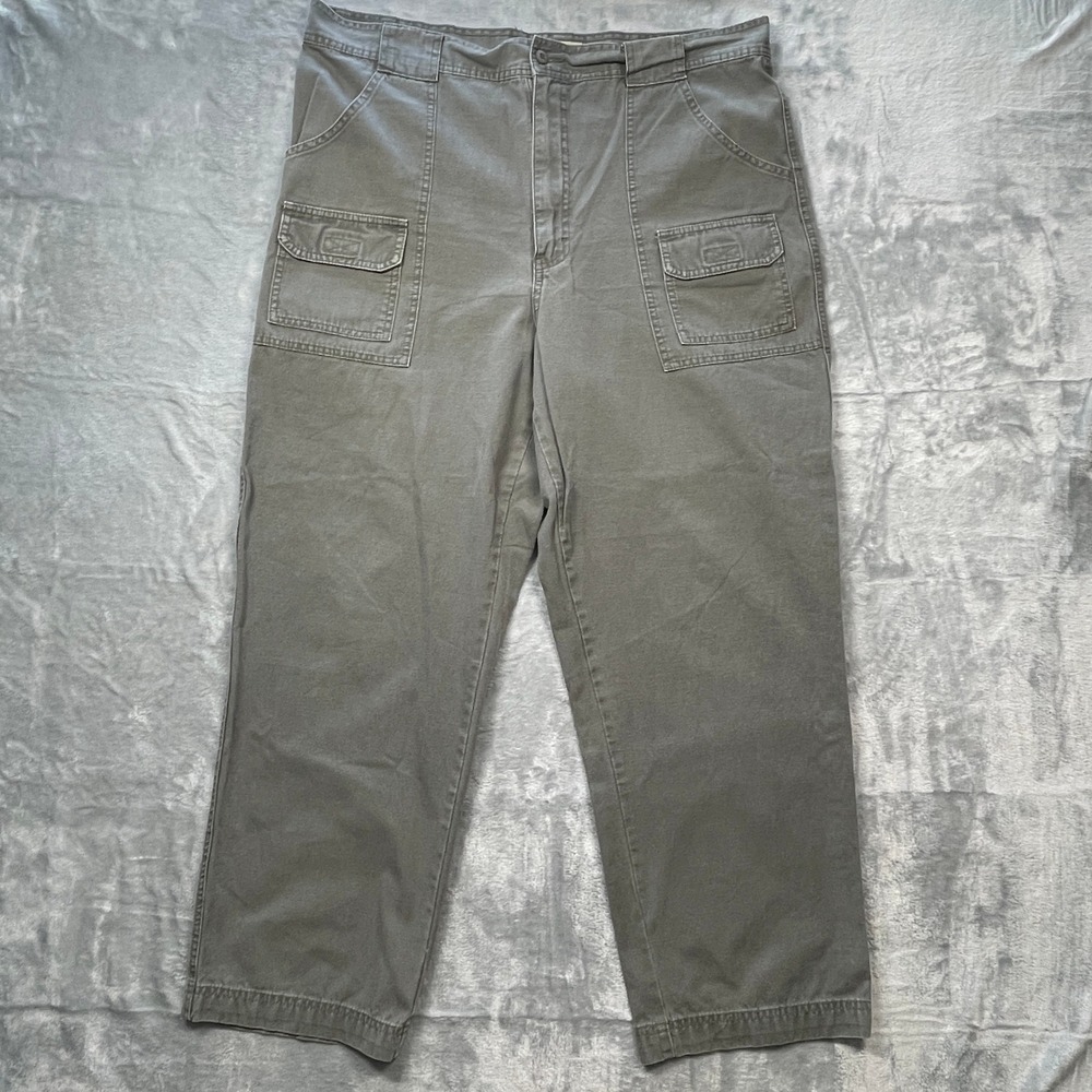 Cabelas Mens 7 Pocket Hiker Pants Cargo Khaki Tan W38 L30 Cotton